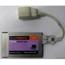 Сетевая карта для ноутбука 3COM Mehahertz 3CCFE574BT (PCMCIA) - Томилино