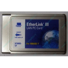 Сетевая карта 3COM Etherlink III 3C589D-TP (PCMCIA) без LAN кабеля (без хвоста) - Томилино
